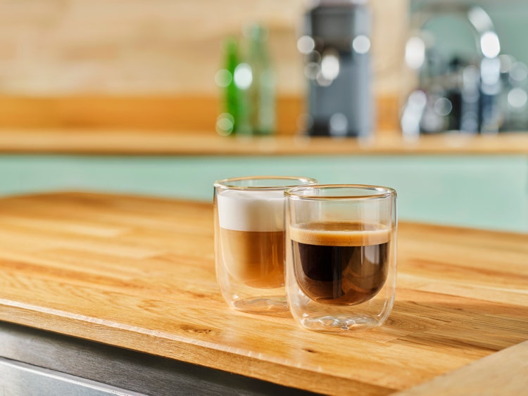 Doppio espresso dubbele shot thuis maken