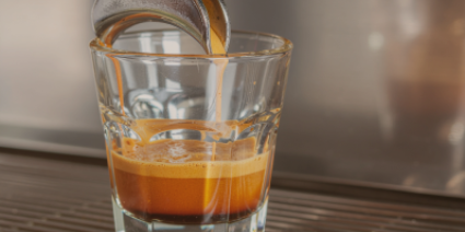 espresso in espressoglas
