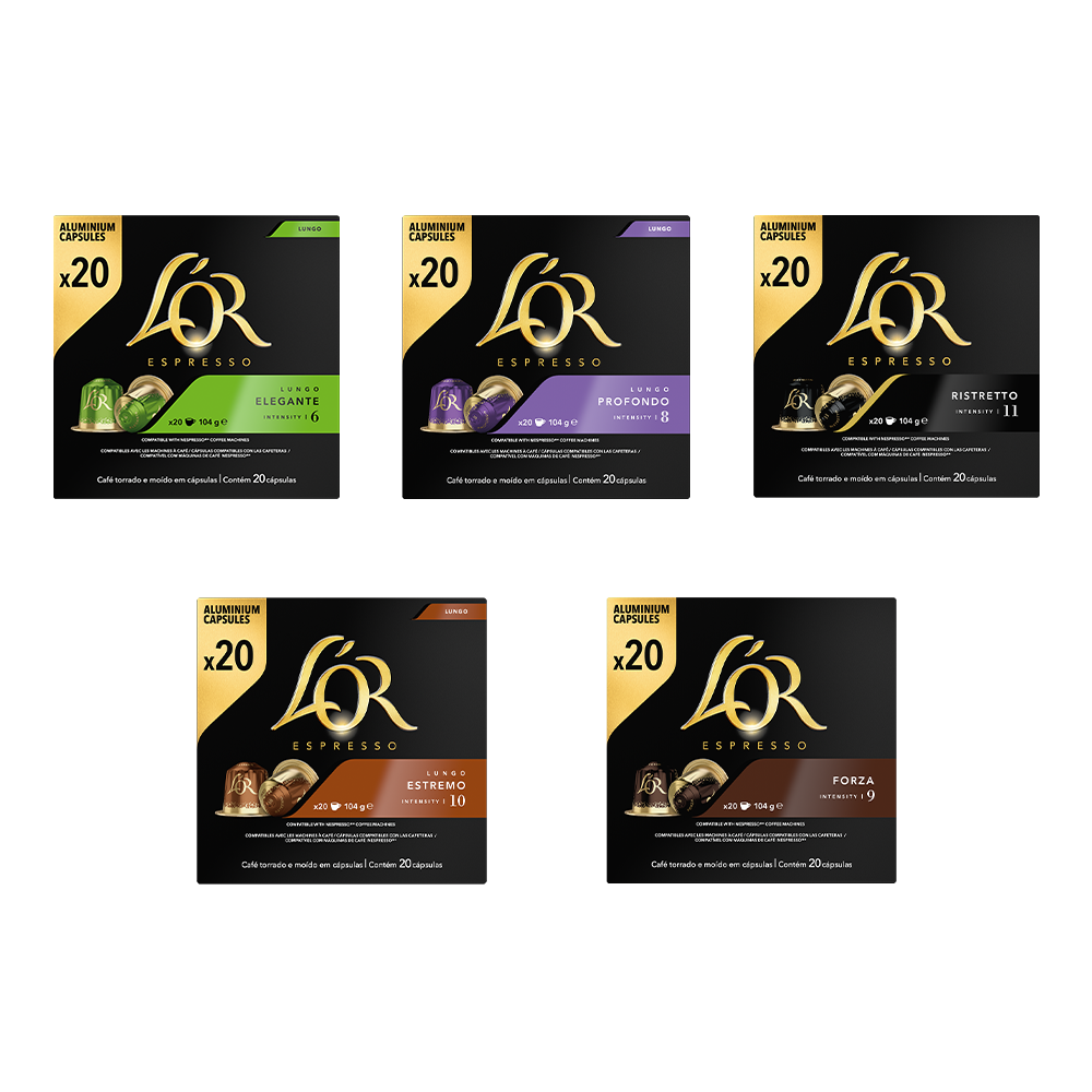 Proefpakket L'OR Espresso Deluxe - 100 koffiecups