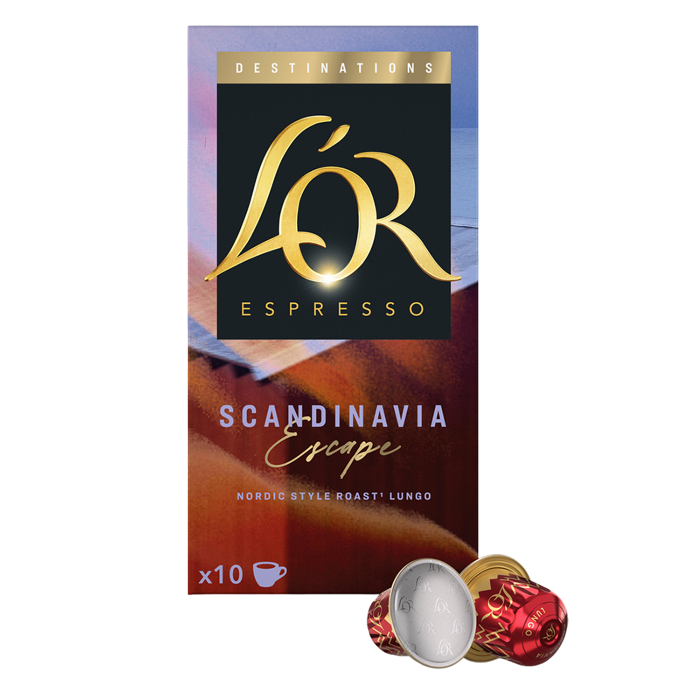 L'OR Espresso Destinations Scandinavia - 10 koffiecups