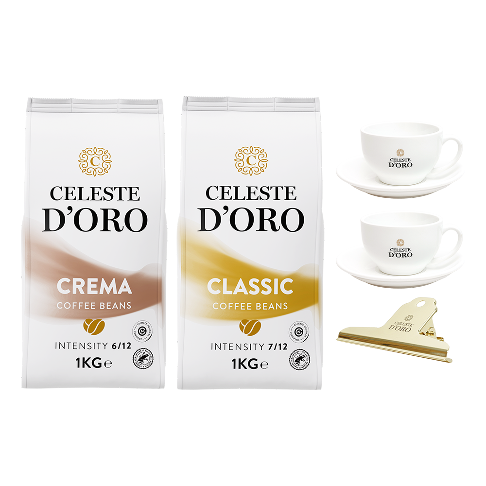 Celeste d'Oro Cadeaupakket - 2 KG Koffiebonen