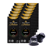 Voordeelpakket Gran Maestro Italiano Ristretto – 12 x 20 koffiecups