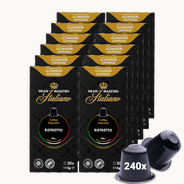Voordeelpakket Gran Maestro Italiano Ristretto – 12 x 20 koffiecups