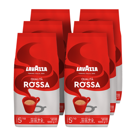 Voordeelpakket Lavazza Qualità Rossa - 6 x 1 KG koffiebonen
