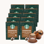 Voordeelpakket Starbucks House Blend Lungo – 10 x 18 koffiecups