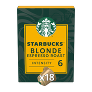 Starbucks Blonde Espresso Roast - 18 koffiecups