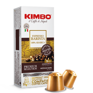 Kimbo Espresso Barista - 10 koffiecups