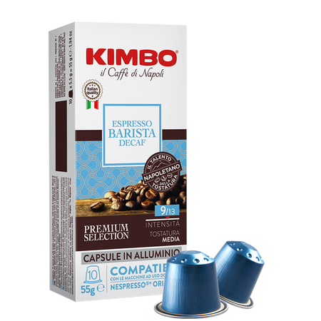 Kimbo Espresso Barista Decaf - 10 koffiecups
