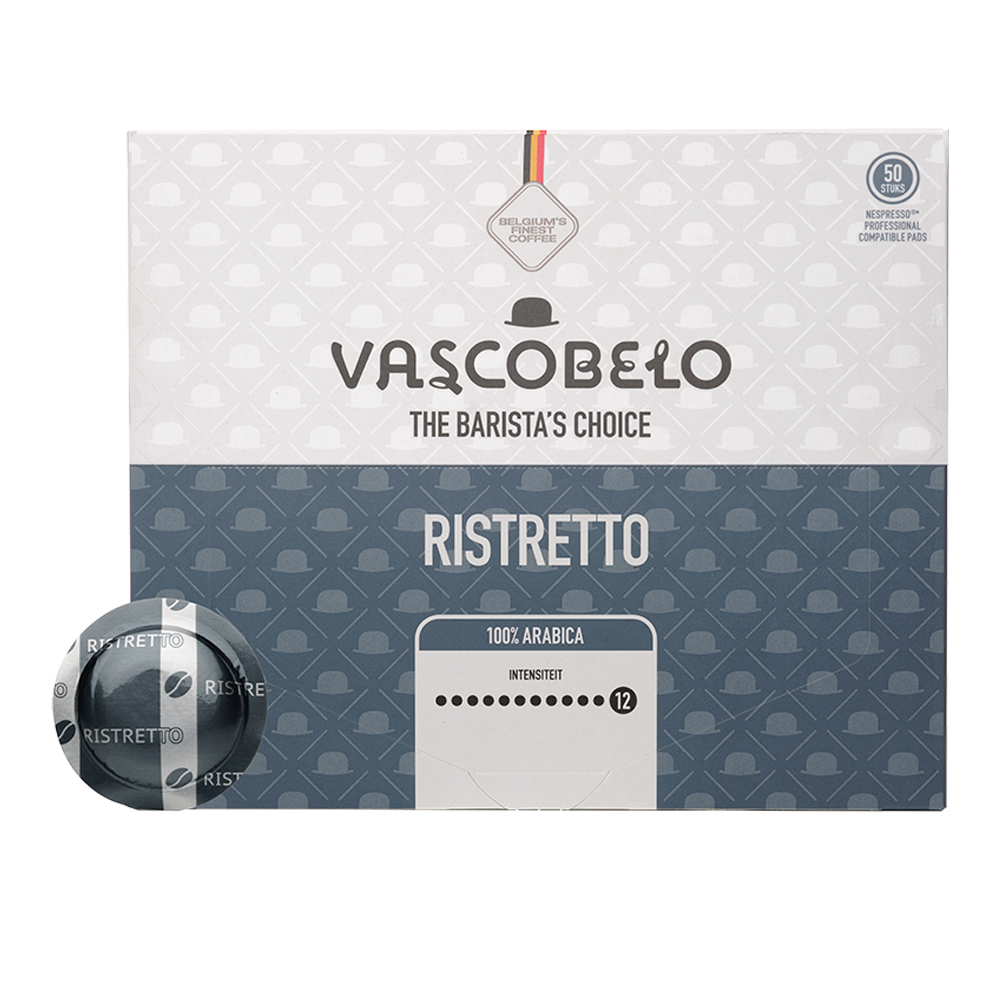 Vascobelo Ristretto - 50 Nespresso PRO compatible pads