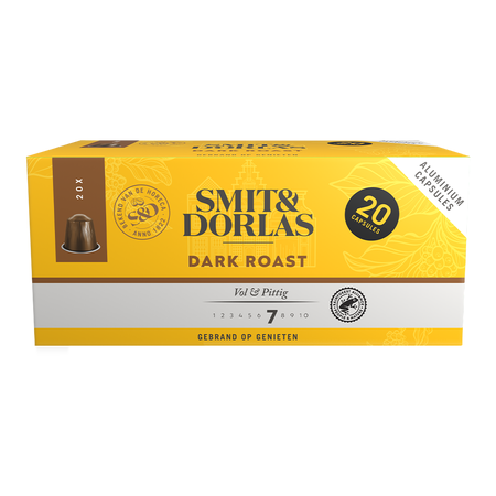 Smit & Dorlas Dark Roast - 20 koffiecups