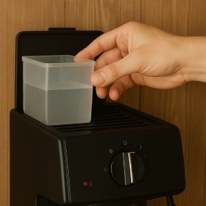 Waterreservoir vervangen van koffiezetapparaat